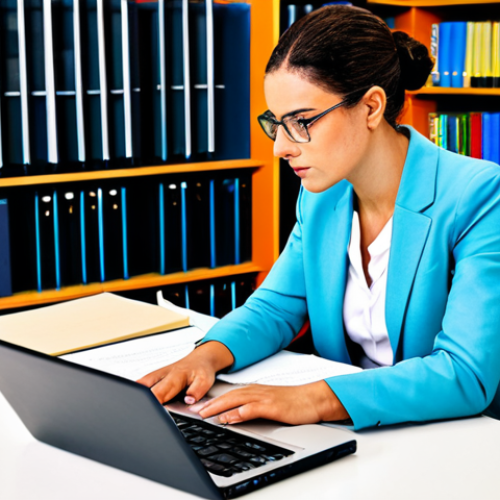 Policy Analyst at Work**

"A professional policy analyst, fully clothed in a modest business attire, reviewing documents in a bright and modern Lisbon office, laptop on desk, bookshelves in background, focused expression.  Safe for work, appropriate content, professional, perfect anatomy, correct proportions, well-formed hands, natural pose, high quality, safe for work, fully clothed, family-friendly."

**