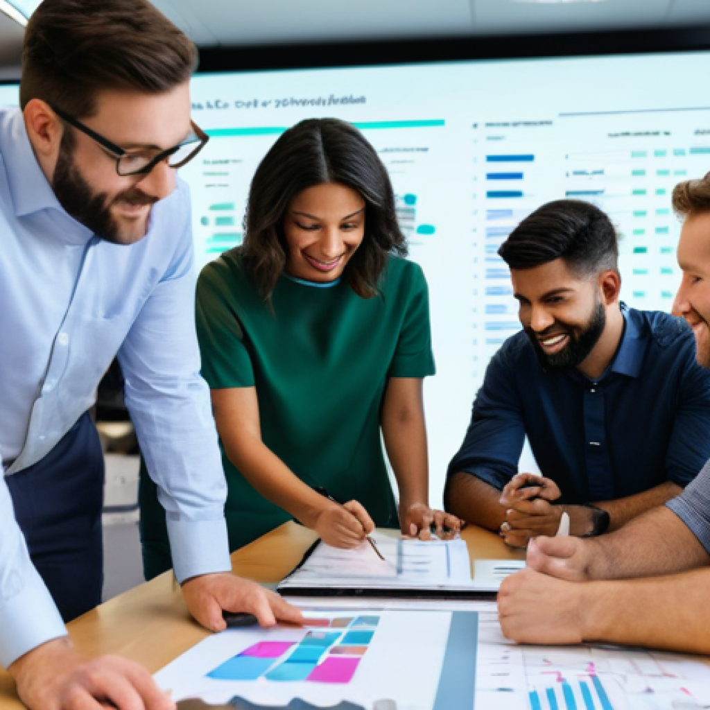 정책분석사 근무지 선택 요령 - **Prompt:** A diverse team of policy analysts, comprised of men and women from various backgrounds a...