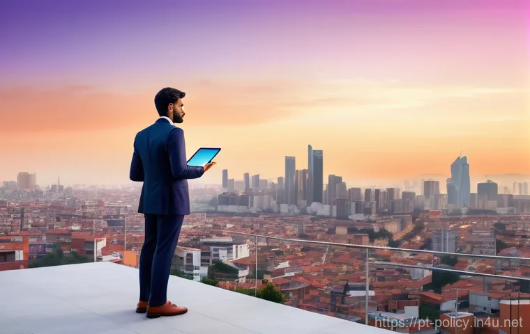 정책분석사와 경력개발 모범 사례 - **Prompt:** A vibrant, multi-ethnic group of policy analysts and community members, including men an...