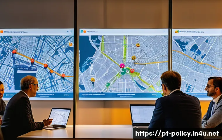 정책분석사와 실무에 기반한 정책 연구 - **Prompt:** A diverse group of policy analysts and local officials, along with several engaged citiz...