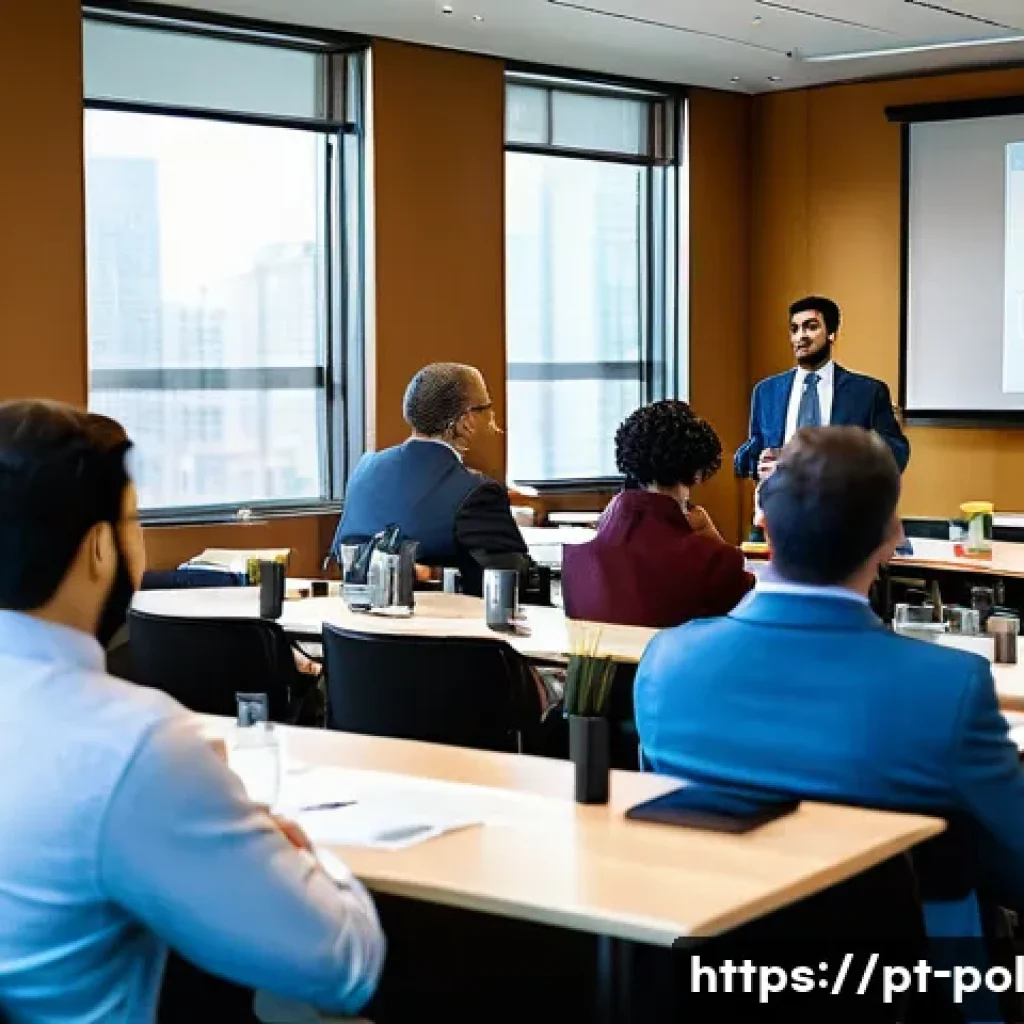 정책분석사와 전문가 네트워크 확장법 - A professional conference room filled with diverse experts engaged in a lively discussion during a p...